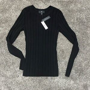 NEW Banana Republic HANNAH RIBBED CREW-NECK
SWEATER Fitted Sweater Size XS